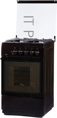 Плита Газовая Flama FG 24022 B коричневый (стеклянная крышка) реш.чугун
