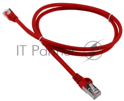 Патч-корд LANMASTER LSZH FTP кат.5e, 1.0 м, красный