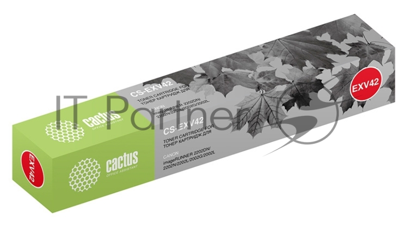 Картридж лазерный Cactus CS-EXV42 черный (10200 стр.) для Canon IR 2202/2202N/2204 MFP/2204F MFP/2204N MFP