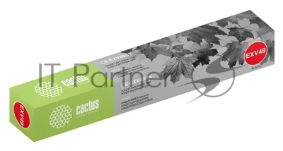 Картридж лазерный Cactus CS-EXV49BK черный (36000 стр.) для Canon IR C3320/C3320i/C3325i/C3330i/C3500/C3520i MFP/C3525i MFP/C3530i MFP