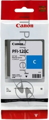Картридж струйный Canon PFI-120 C 2886C001 голубой (130 мл) для Canon imagePROGRAF TM-200/205