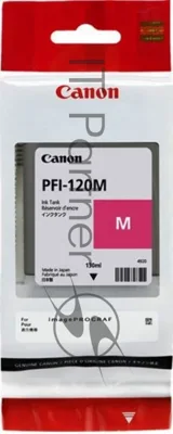 Картридж струйный Canon PFI-120 M 2887C001 пурпурный (130 мл) для Canon imagePROGRAF