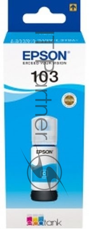 Чернила Epson 103C C13T00S24A голубой (65 мл) для Epson L3100/3110/3150