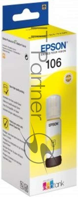Чернила Epson 106Y C13T00R440 желтый (70 мл) для Epson L7160/7180