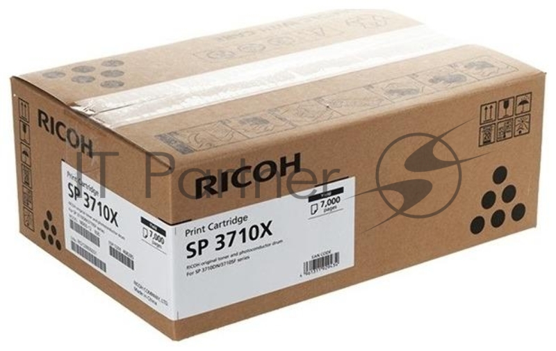 Картридж лазерный Ricoh SP 3710X черный для SP 3710DN/SP 3710SF 7 000 страниц.
