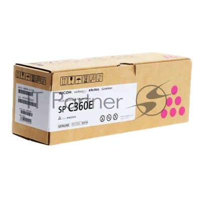 Картридж лазерный тип SP C360E малиновый для Ricoh SP C360DNw/SP C360SNw/SP C360SFNw/SP C361SFNw (1,5K)