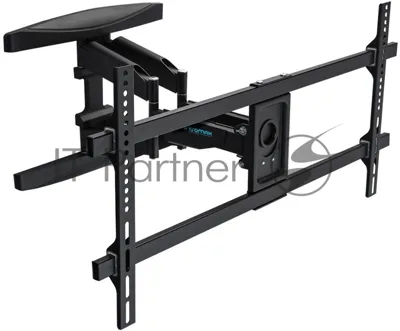 Кронштейн для телевизора Kromax ATLANTIS-65 черный 40"-90" макс.45кг настенный поворотно-выдвижной и наклонный