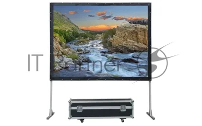 Экран Lumien Master Fold 258x404 см (180"), (раб. область 242x388 см) Matte White черная кайма по периметру 16:10