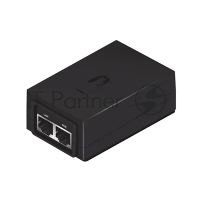 Блок питания [POE-48-24W-G EU] Ubiquiti POE-48-24W-G 48В 0.5А Passive PoE, стандарт передачи данных Gigabit Ethernet(2308)
