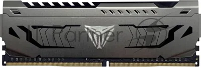 Оперативная память Patriot Viper Steel, DDR4, 8GB, 3200MHz, CL16, DIMM, с радиатором, черный