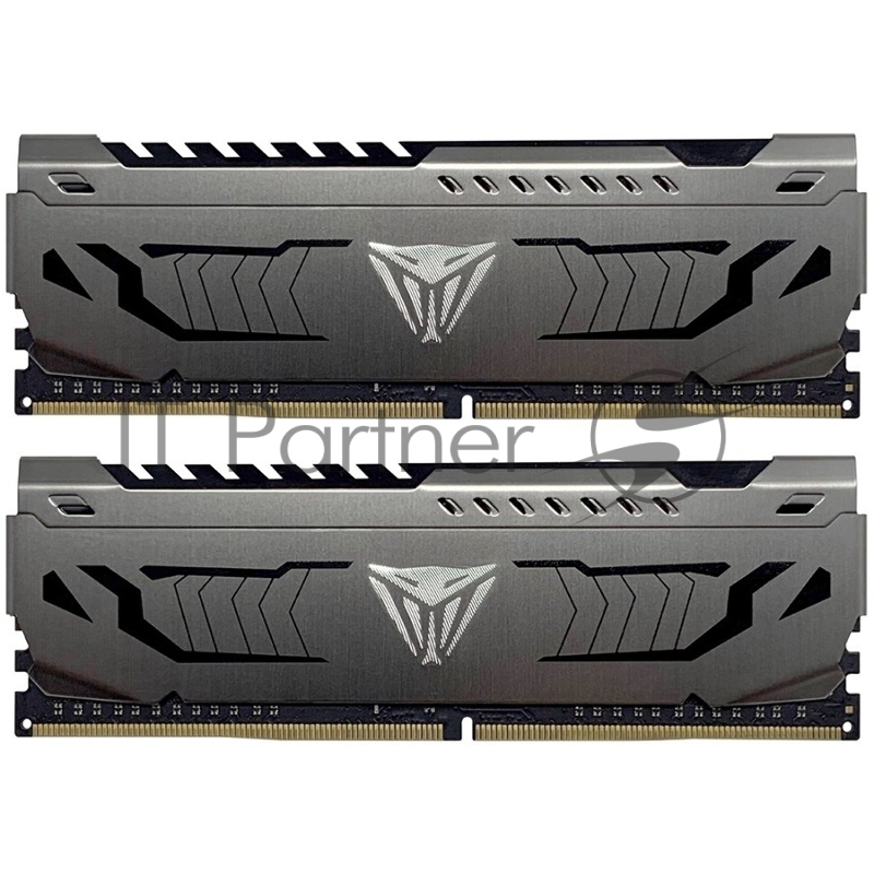 Оперативная память Patriot Viper Steel, DDR4, 16GB (2x8 GB), 3733 MHz, CL17, DIMM, радиатор, черный