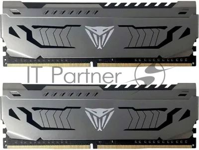 Оперативная память Patriot Viper Steel, DDR4, 16GB (2x8 GB), 3200 MHz, CL16, DIMM, радиатор, черный
