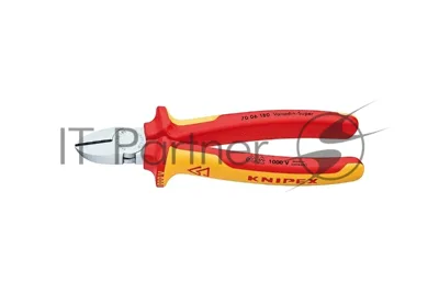Бокорезы Knipex 7006180 1000V 180 мм диагональные, ручки изолированные, с двухцв многокомп чехлами