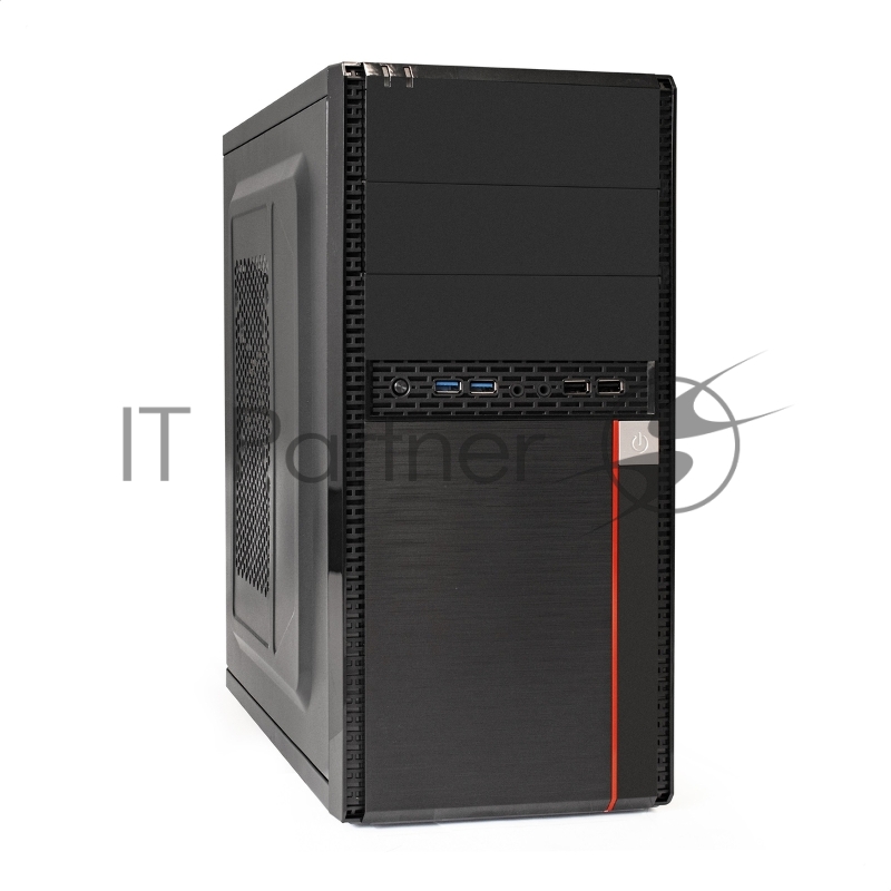 Корпус ExeGate MA-371X-UN500, Mini-Tower, чёрный, БП 500 Вт