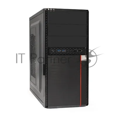 Корпус ExeGate MA-371X-UN500, Mini-Tower, чёрный, БП 500 Вт
