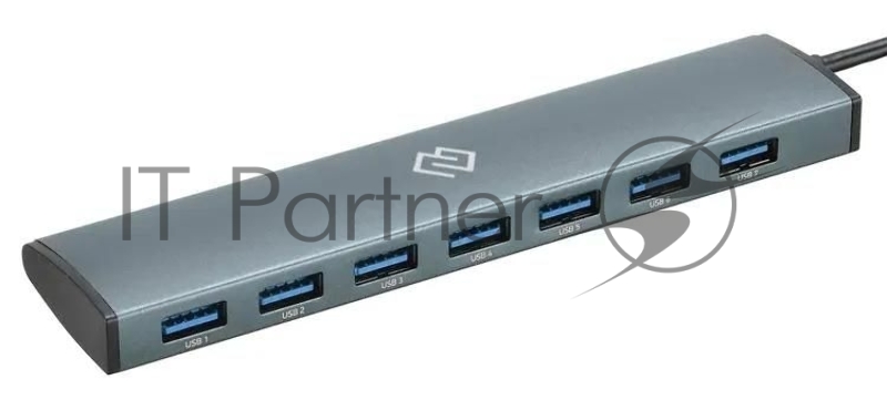 USB-концентратор Digma HUB-7U3.0-UC-G, USB-C, USB 3.0 7 портов, USB Type-C