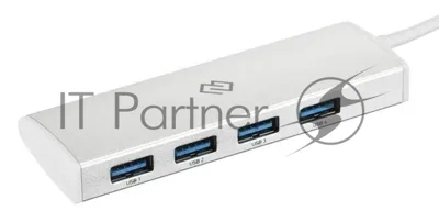 USB-концентратор Digma HUB-4U3.0-UC-S, USB-C, USB 3.0 4 порта, USB