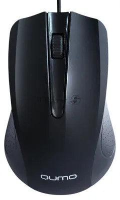 Мышь проводная Qumo Office Union M66 черный, 1000 dpi, USB, кнопки - 3