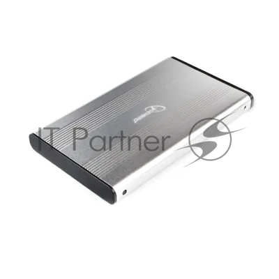 Внешний корпус 2.5" Gembird EE2-U3S-5-S, серебро, USB 3.0, SATA, металл