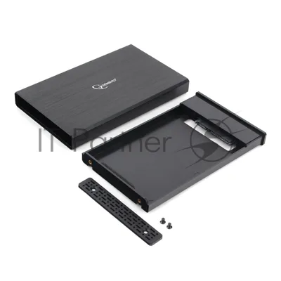 Внешний корпус 2.5" Gembird EE2-U3S-55, черный, USB 3.0, SATA, алюминий
