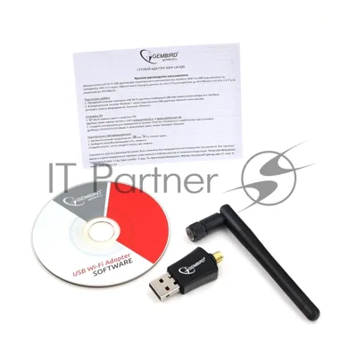 Сетевой двухдиапазонный Wi-Fi USB-адаптер Gembird 600 Мбит, USB, 802.11b/g/n/ac/а