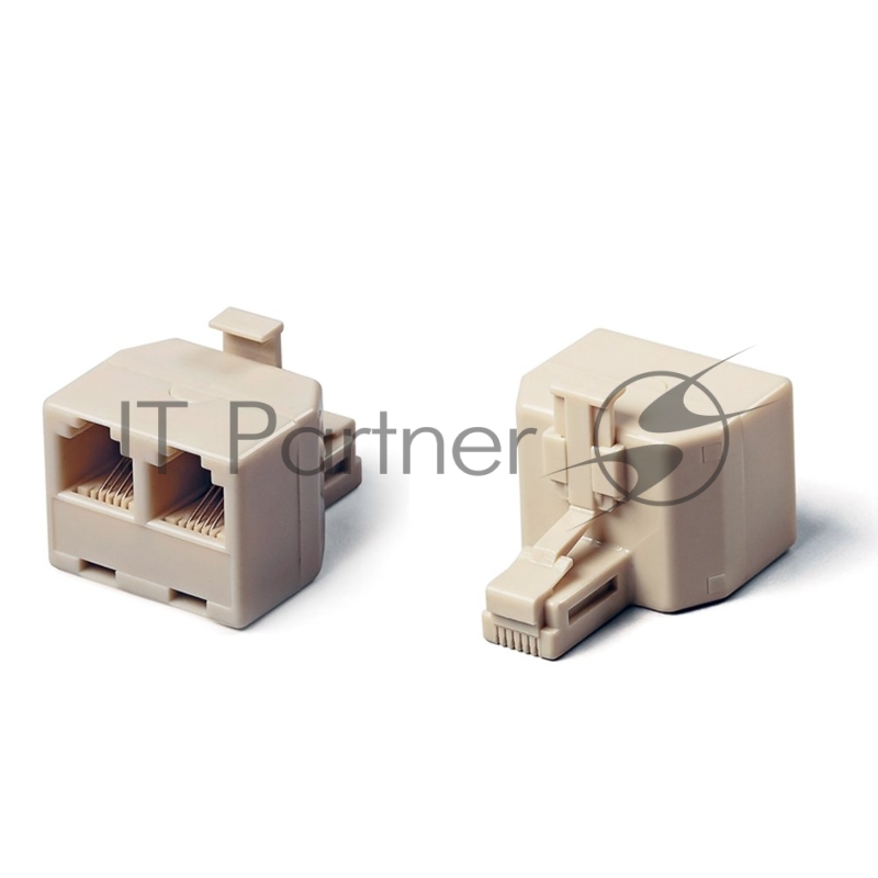 Разветвитель US-12 RJ45 8P8C (джек) -> 2x8P8C (розетки)