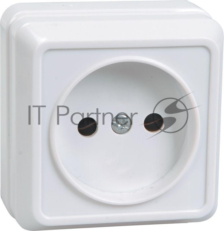 Розетка IEK ERO10-K33-10-DC РС20-2-ОКм 1местн. без з/к 10А откр.уст. ОКТАВА (кремовый)