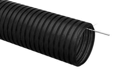 Труба гофр. IEK CTG20-16-K02-050-1 ПНД d 16 с зондом (50 м) черный