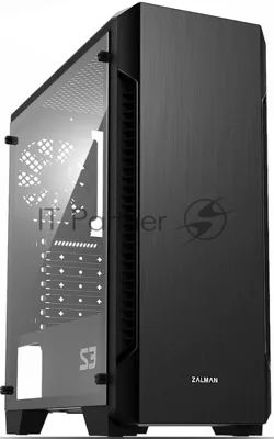 Компьютерный корпус Zalman S3 черный без БП ATX 2x120мм 2xUSB 2.0 1xUSB 3.0 audio bott PSU