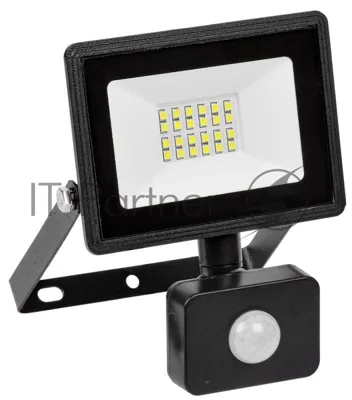 Прожектор IEK LPDO602-30-65-K02 СДО 06-30Д светодиодный черный с датчиком движения IP54 6500K