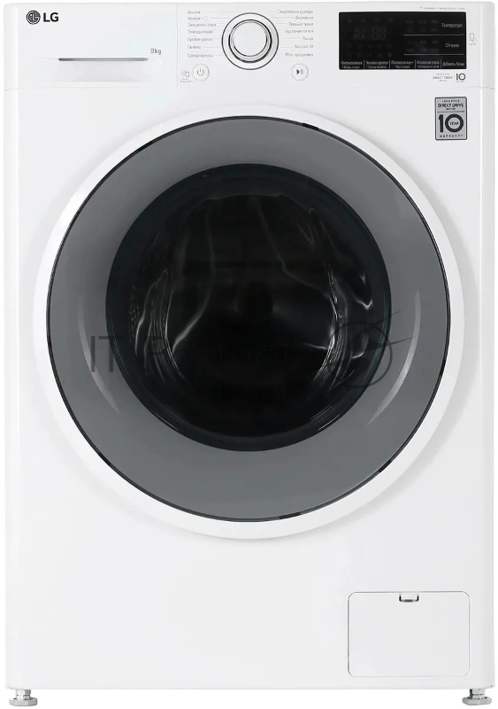 Стиральная машина LG F2J6TN0W белый, загрузка фронтальная 8 кг, 1200 об/мин, класс A