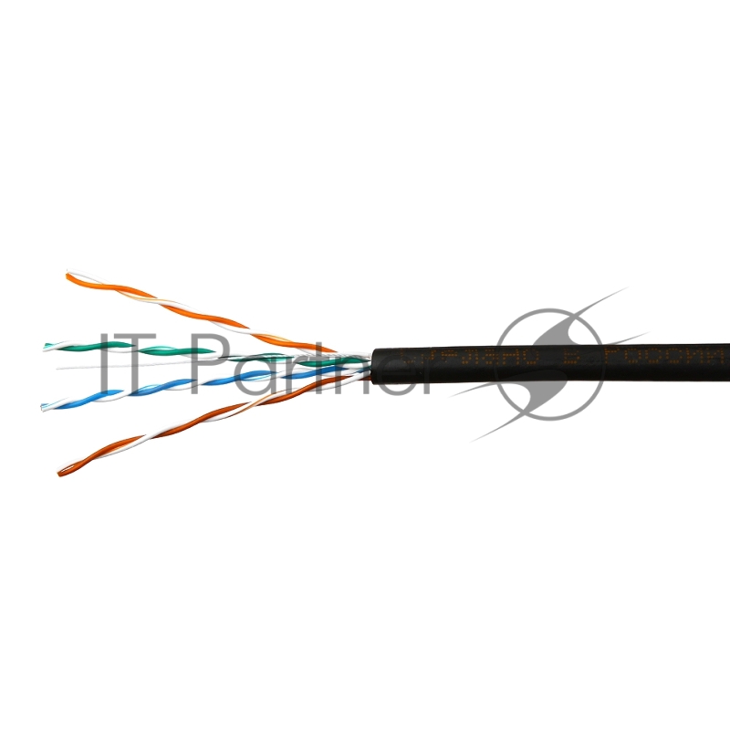 Кабель SkyNet Premium UTP outdoor 4x2x0,51, медный, FLUKE TEST, кат.5e, однож., 100 м, box, черный