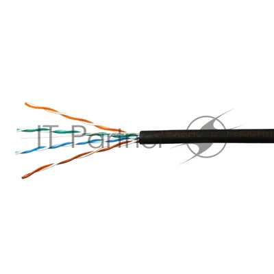 Кабель SkyNet Premium UTP outdoor 4x2x0,51, медный, FLUKE TEST, кат.5e, однож., 100 м, box, черный