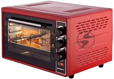 Мини-печь Kraft KF-MO3804KR красный