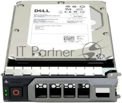 Жесткий диск Dell 2,4 Тбайт, 10 000 об/мин, SAS 12  Гбит/с, 512e, 2,5 дюйма, горячая замена 2.4Tb, 10k RPM, SAS 12Gbps, 512e, 2,5", hot plug, 14G