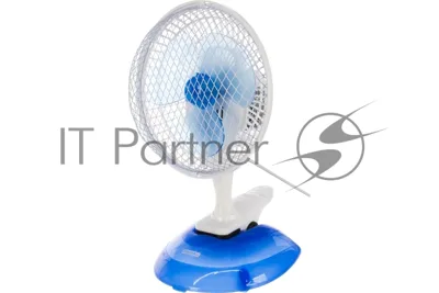 Вентилятор Centek CT-5003 синий/белый, настольный, 20 Вт, 2 скорости, 15 см