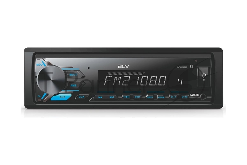 Автомагнитола ACV AVS-812BB, 1 DIN, Bluetooth, USB Type-A, AUX