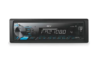 Автомагнитола ACV AVS-812BB, 1 DIN, Bluetooth, USB Type-A, AUX