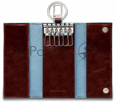 Ключница Piquadro Blue Square PC1397B2/MO, коричневый