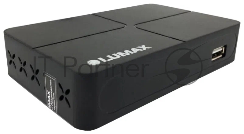 Приставка для цифрового ТВ LUMAX DV2118HD черный, DVB-T2, DVB-T, DVB-C, HDMI, USB 2.0
