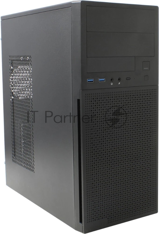 Компьютерный корпус MidiTower Powerman DA812BK черный PM-500ATX-F 2хUSB 2.0+2хUSB 3.0 Audio ATX