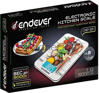 Весы кухонные Endever Chief 509