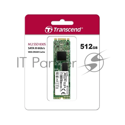Накопитель SSD Transcend 512GB M.2 SSD MTS 830 series (22x80мм) R/W: 560/520