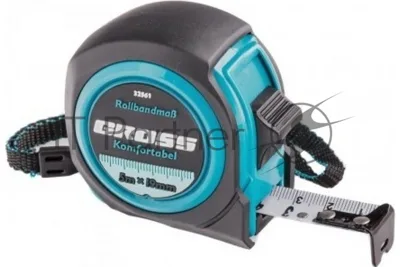 Рулетка Gross 32561 komfortabel 5м х 19мм обрезиненный корпус