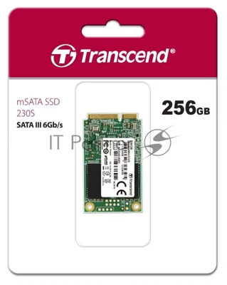 Накопитель SSD 256GB Transcend MSA230S, mSATA, SATA III, 3D TLC [R/W - 560/500 MB/s]