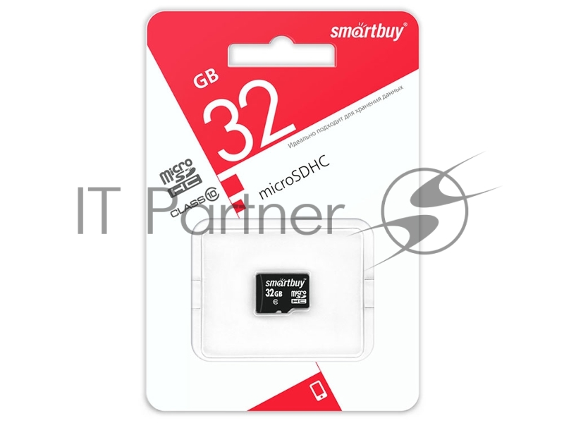Флеш карта Micro SDHC 32Gb Smartbuy Class 10 (без адаптера) LE