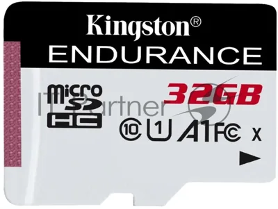 Флеш карта microSD 32Gb Kingston microSDНC Class 10 A1 UHS-I Endurance 95R/30W Card Only