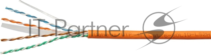 Кабель витая пара Cabeus UTP-4P-Cat.6-SOLID-LSZH UTP (U/UTP), категория 6, 4 пары 0,57мм (23 AWG), одножильный, LSZH (Low Smoke Zero Halogen) (305 м)