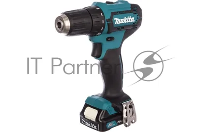 Дрель-шуруповерт Makita DF333DWAE, 12 В, 2 Ач, 30 Нм, щеточный