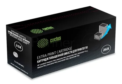 Картридж лазерный Cactus CS-CF226X-MPS черный (12000 стр.) для HP LJ M402d/M402n/M426dw/M426fdn/M426fdw
